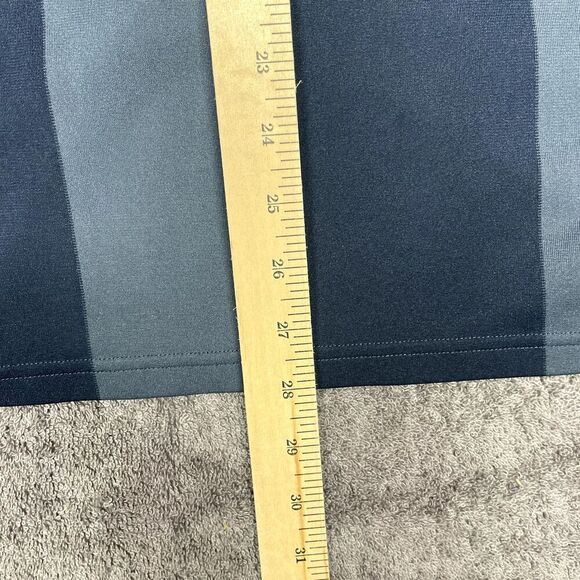 Vintage Nike Soccer Shirt Jersey Dri-Fit Blue Striped Center Swoosh Men’s Large - Picture 5 of 7